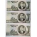 NORTH KOREA 2002 . ONE THOUSAND 1000 WON BANKNOTES . CONSECUTIVE SIX